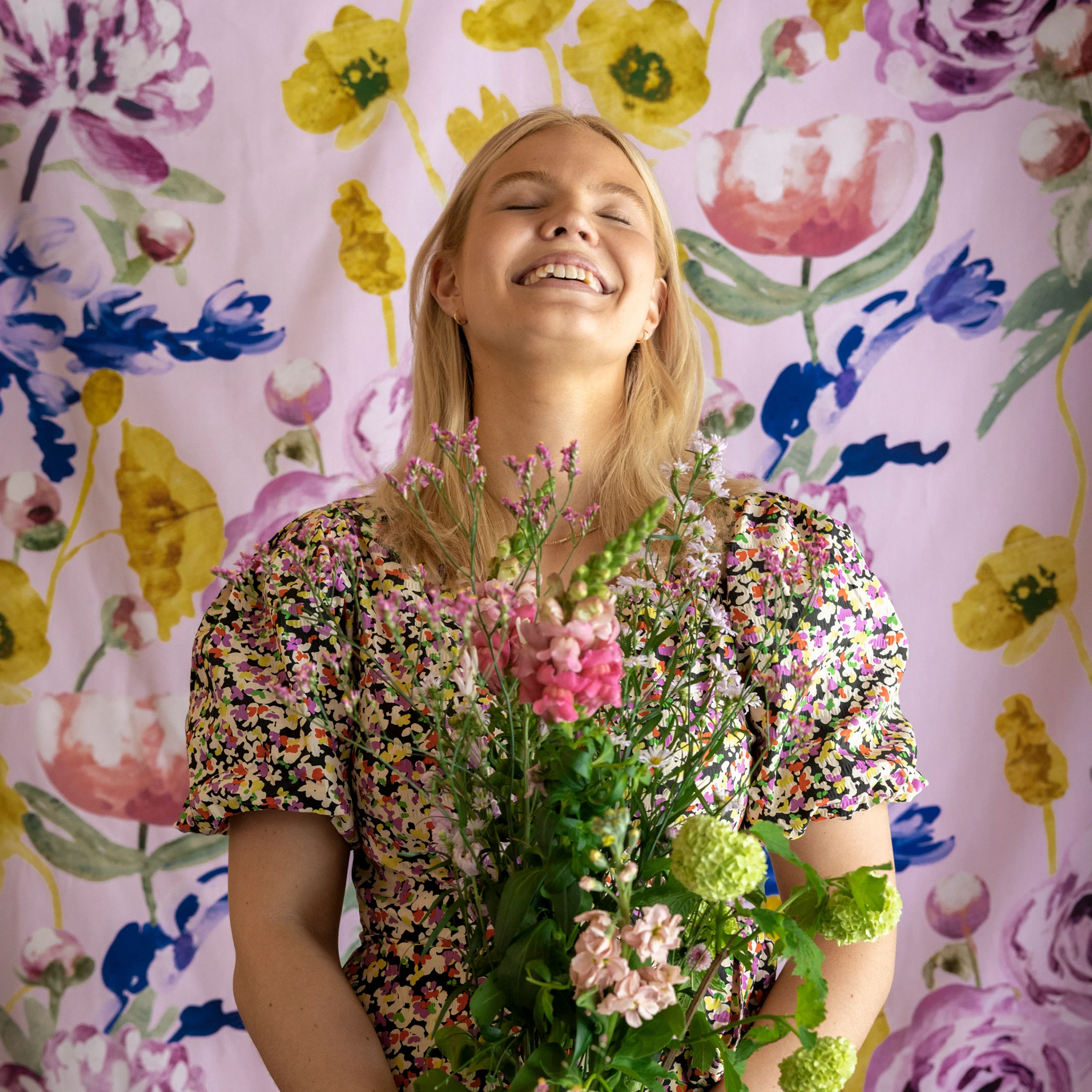 Freesia Puuvillakangas - Image 3