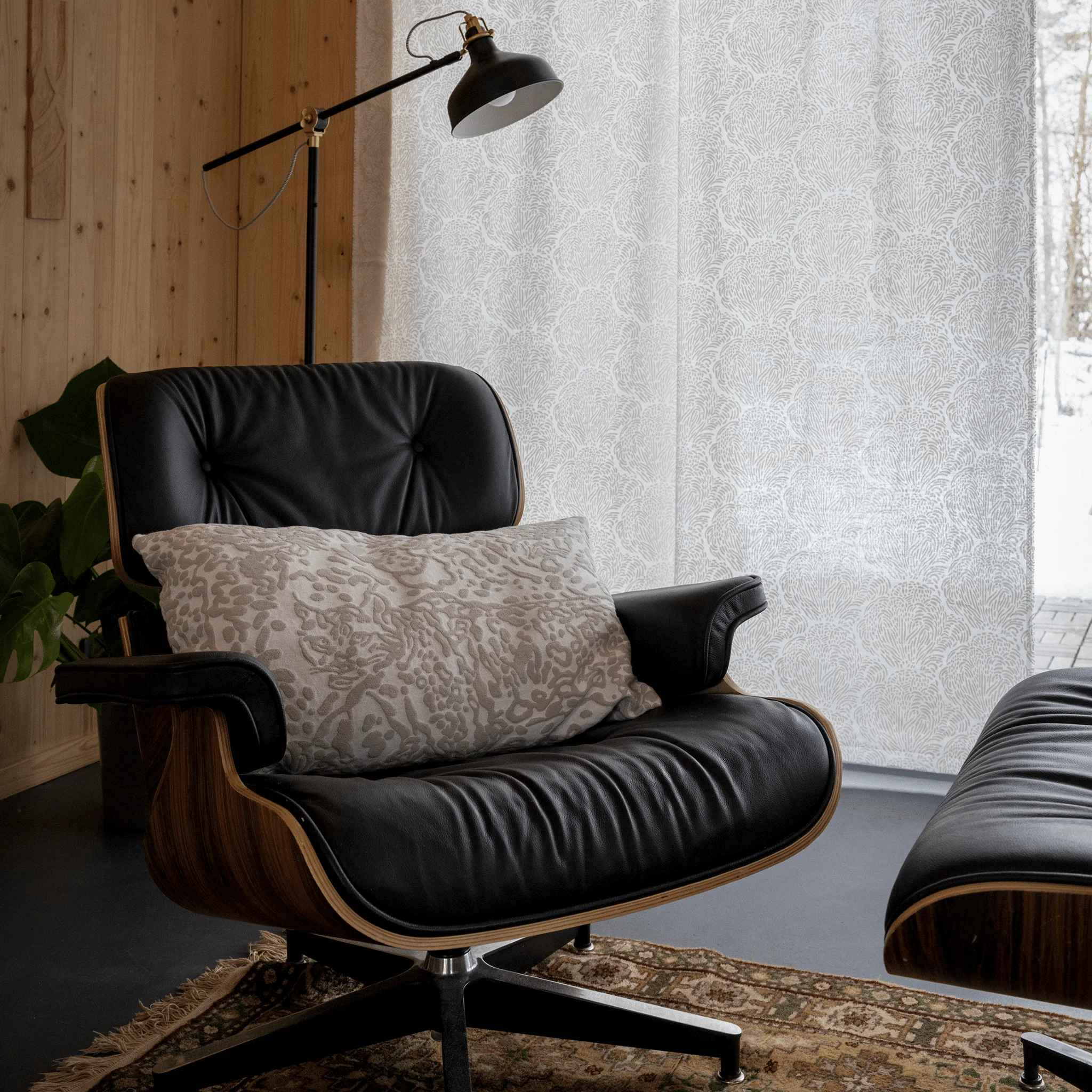 Jäkälä Puuvillakangas Verholaatu - Image 3