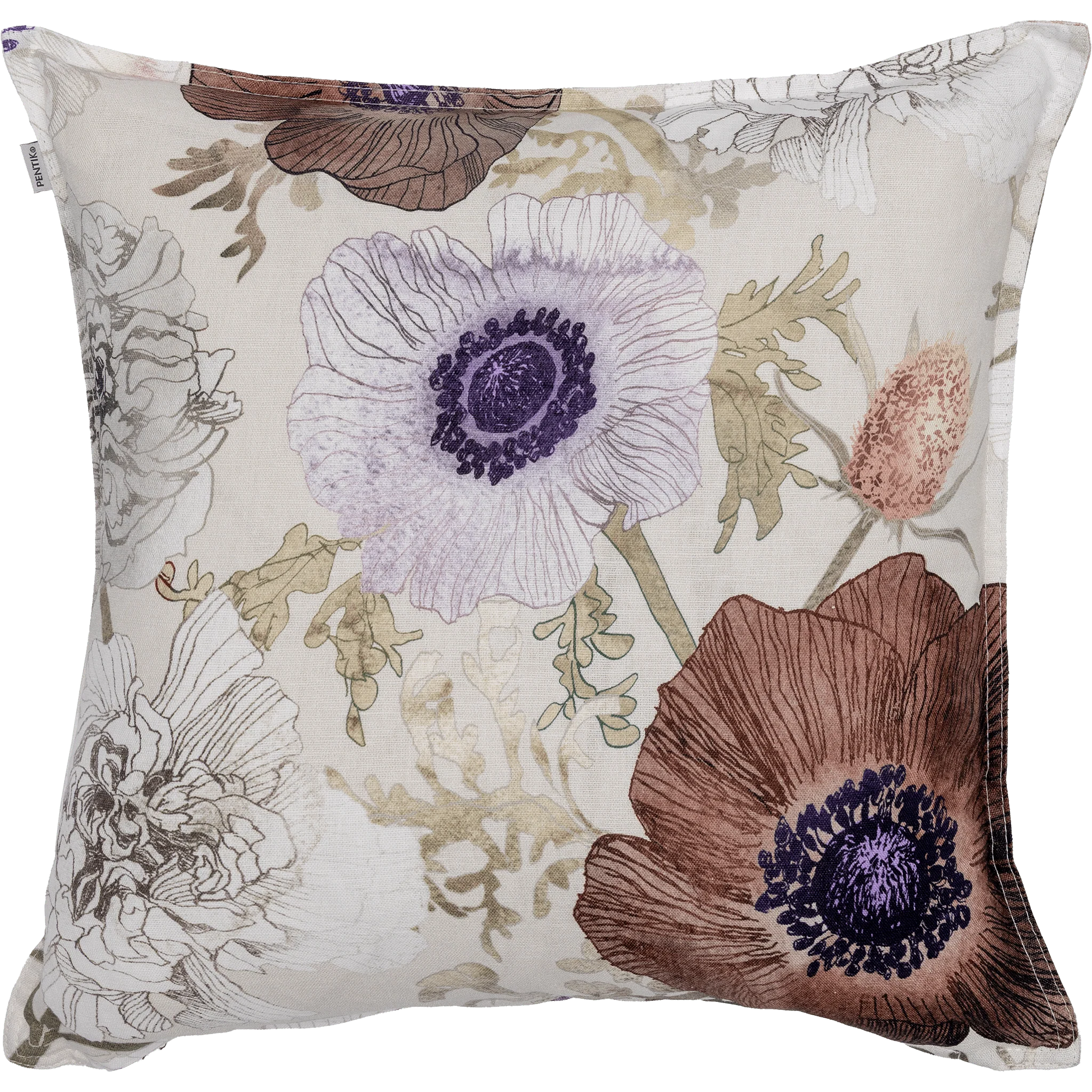 Leinikki Tyynynpäällinen Puuvilla-pellava